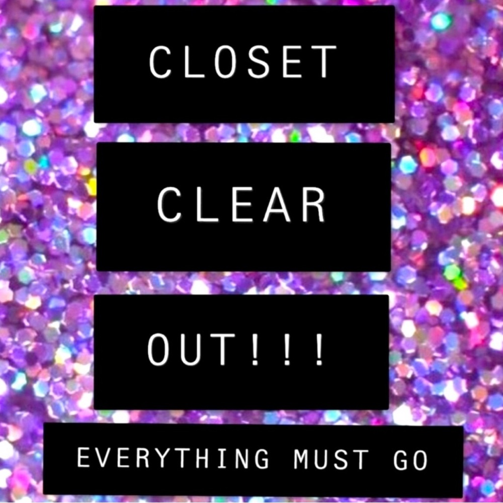 Closet Clean Out!! everything must go!